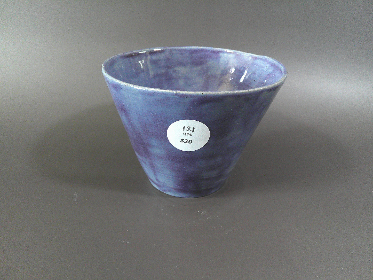 Purple/Blue Pottery piece $20