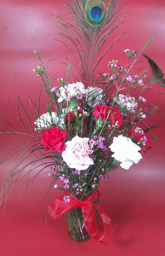 12 Carnation arrangement